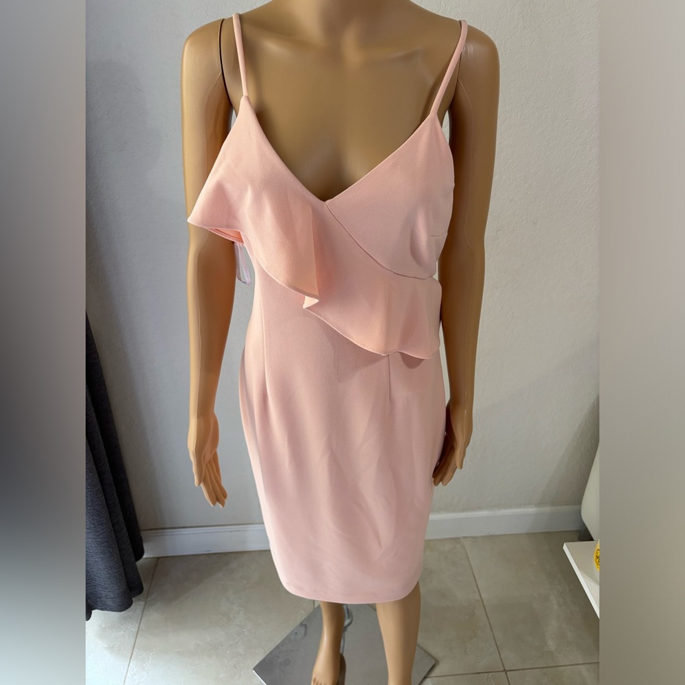 Calvin Klein peach dress NWT